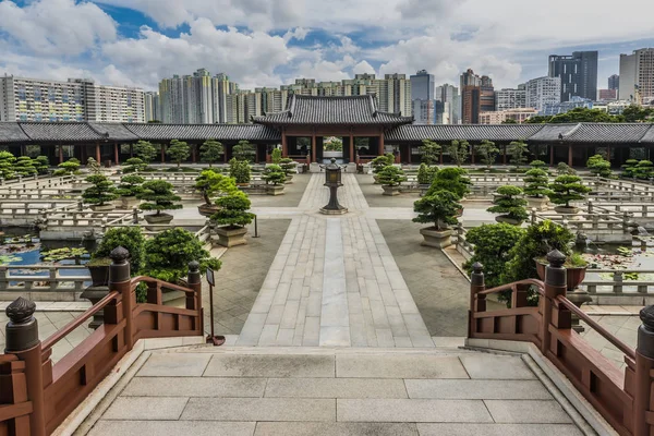 Chi Lin Nunnery Courtyard Kowloon Hongkong — Stockfoto