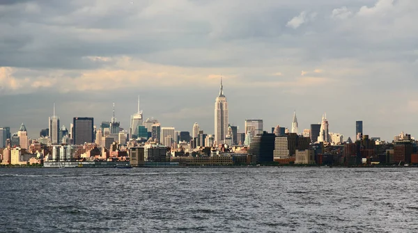 Mitten Staden New York City Skyline Usa — Stockfoto