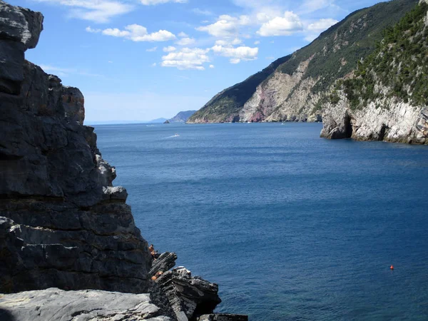 Vista Costa Mar Alrededor Portovenere Liguria Italia —  Fotos de Stock