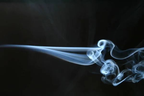 Fumée Abstraite Mouvement Arrêt Air — Photo