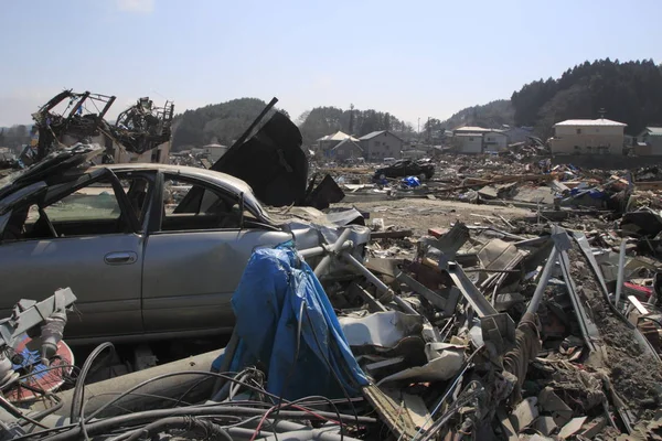 Das Große Ostjapanische Beben Iwate — Stockfoto