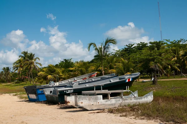 Imagen Los Barcos Abandonados Isla Del Maíz — Foto de Stock