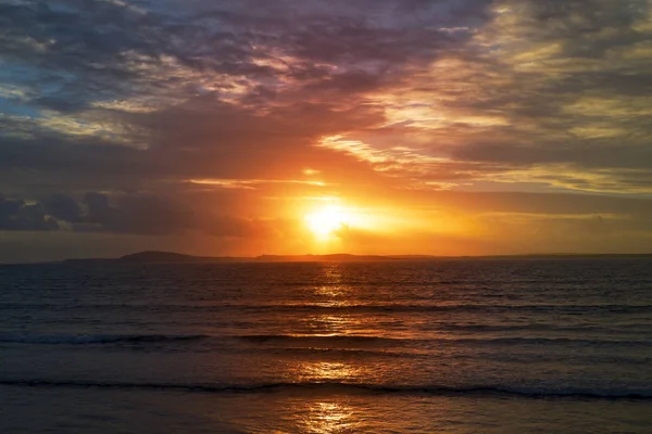 Ballybunion Yaban Atlantik Üzerinde Çevre Beal Beach Yolu Rlanda Turuncu — Stok fotoğraf