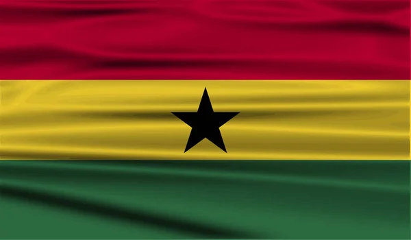 Flag Ghana Old Texture Illustration — Stock Photo, Image