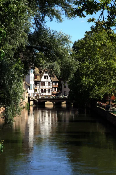 Petite France Pitoresca Estrasburgo França — Fotografia de Stock