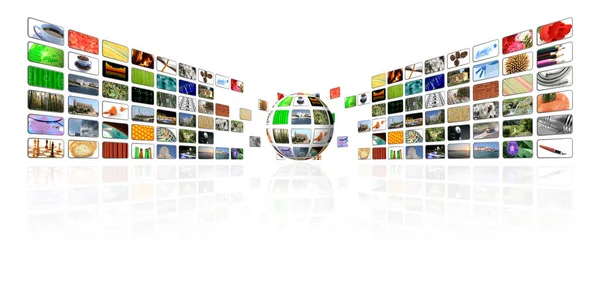 Multimedia Background Modern Digital Concept — Stock Photo, Image