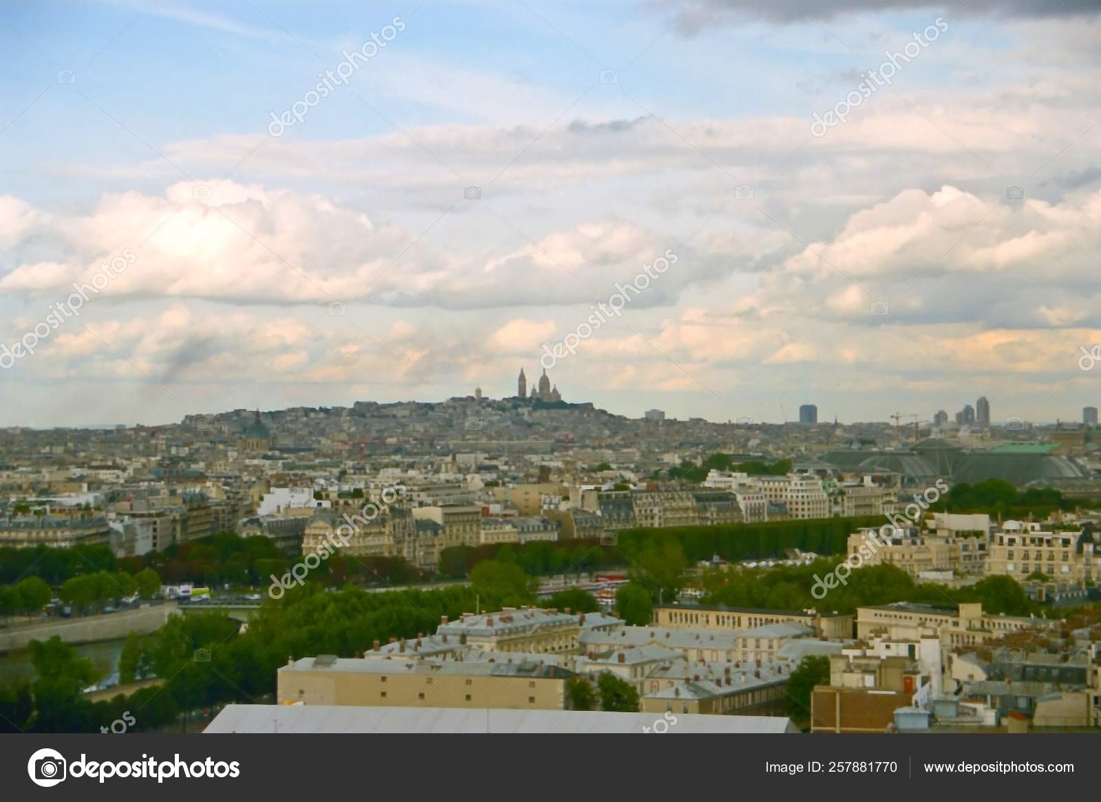 Paris Capital City France Situated Seine River Northern France Heart Stock Photo Image By C Yayimages 257881770