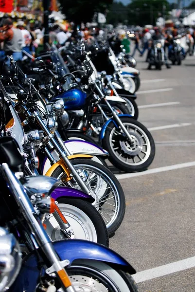 Motos Personnalisées Sturgis Motorcycle Rally Dans Dakota Sud États Unis — Photo