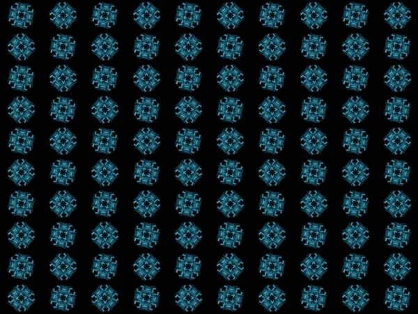 Tekstura Abstrakcyjnym Fraktalnym Niebieskim Wzorem — Zdjęcie stockowe