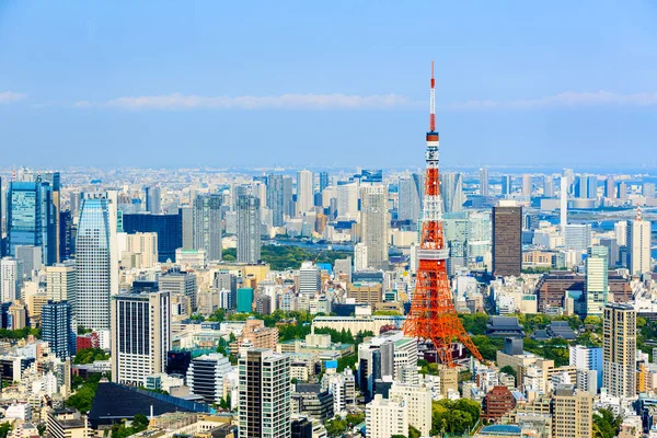 Tokyo Kule Gibi Silueti Ile Görüldü — Stok fotoğraf