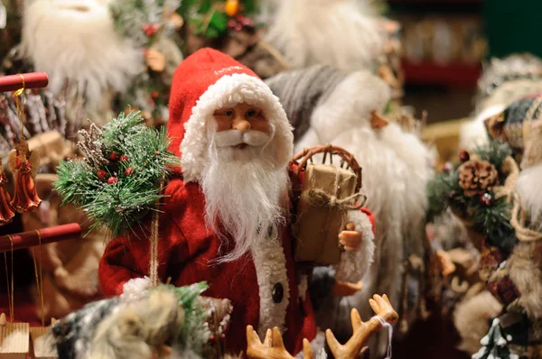 Vánoční Ozdoby Dekorace Vánoční Trh Německu — Stock fotografie