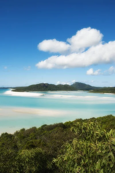 Whitehaven Beach Svatodušním Souostroví Queensland Austrálie — Stock fotografie