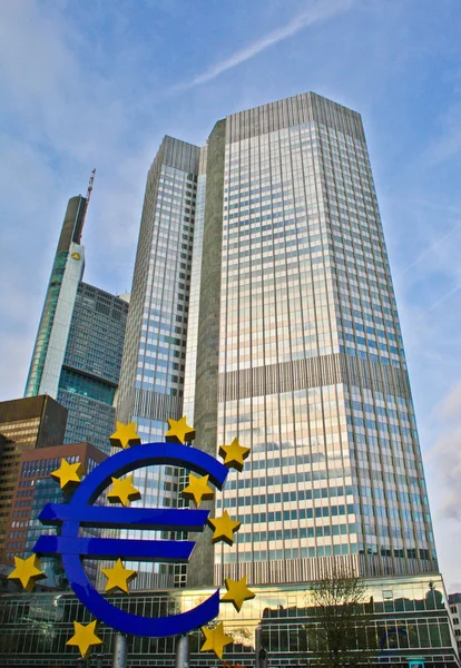 Banca Centrale Europea Francoforte Sul Meno — Foto Stock