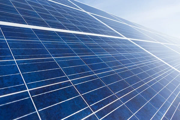 Solar Panel Blue Sky — Stock Photo, Image