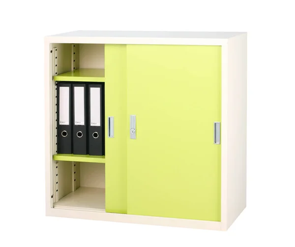Muebles Acero Color Verde Brillante Ideal Para Archivos Almacenamiento — Foto de Stock