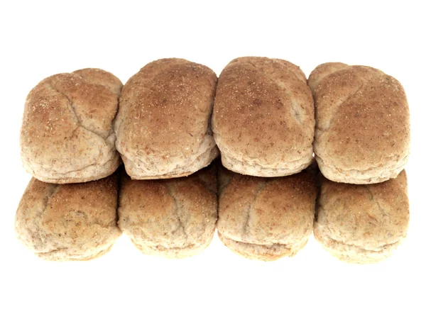 Soft Wholemeal Brown Sub Rolls — Stock Photo, Image