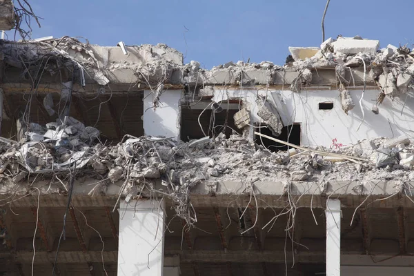 Demolición Edificios Casa Condenada Bremen Alemania Europa —  Fotos de Stock