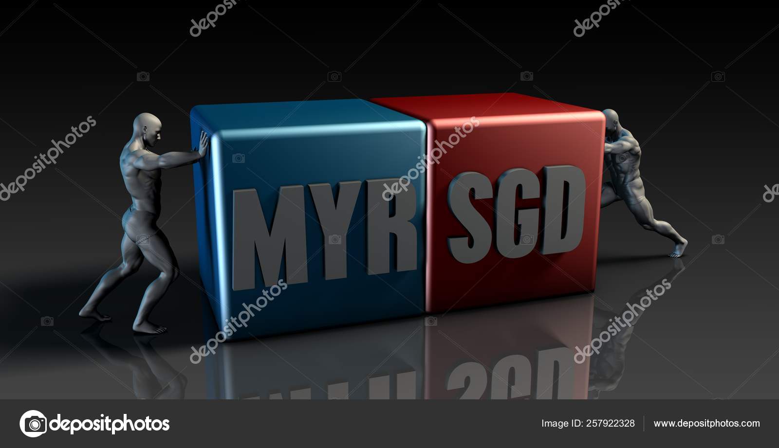 Sgd 货币对马来西亚Riningit 新加坡元——图库图片© YAYImages #257922328