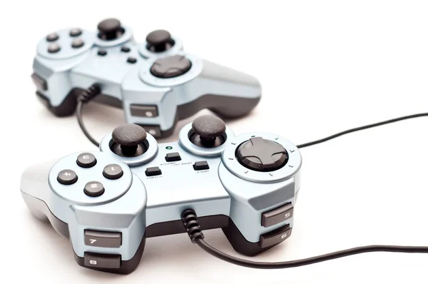 Generische Konsole Controller Auf Weiß — Stockfoto