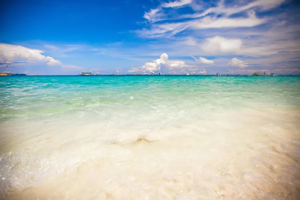 Spiaggia Tropicale Perfetta Con Acqua Turchese Sabbia Bianca — Foto Stock