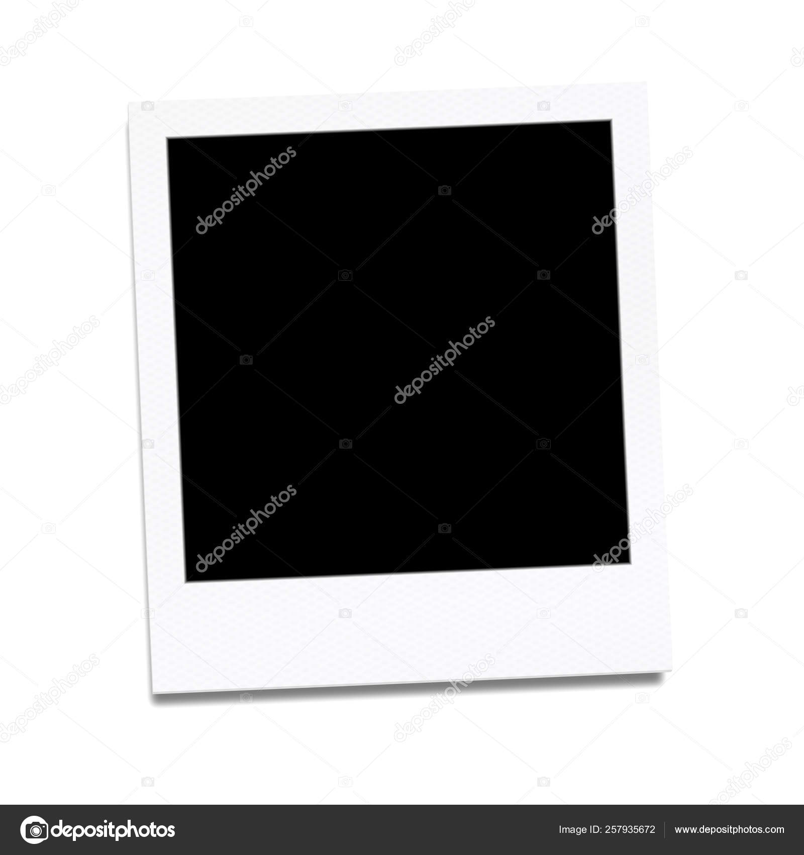 Illustration Black White Photo Frame Stock Photo by ©YAYImages 257935672
