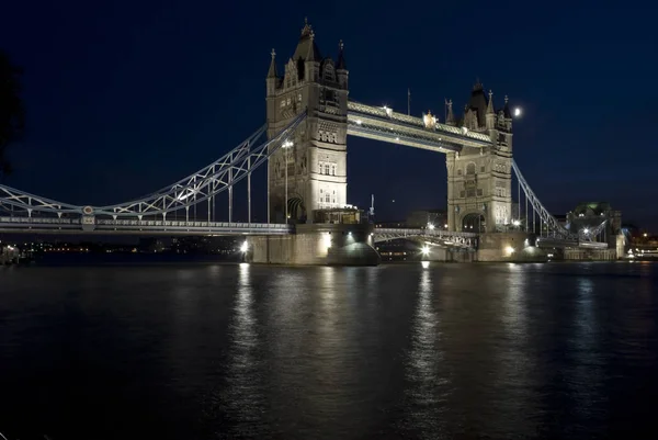 Gece Londra Tower Bridge — Stok fotoğraf