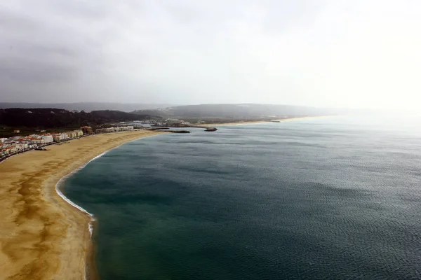 Пляж Назаре Португалія — стокове фото