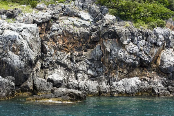 Roca Orilla Del Mar Adriático — Foto de Stock