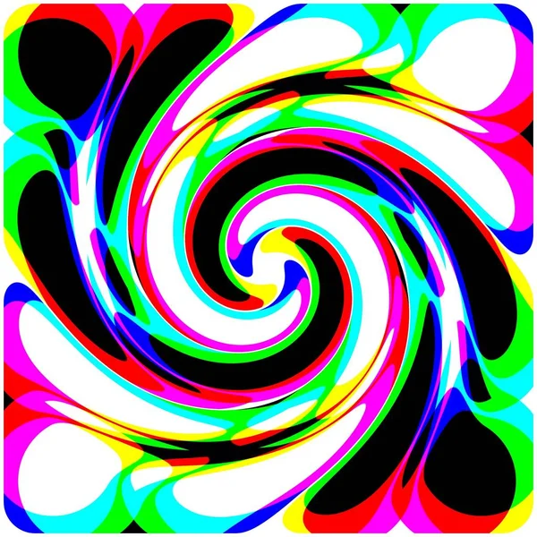 Gráfico Computadora Digital Baclground Decorativo Con Espiral Abstracción Para Diseño — Foto de Stock