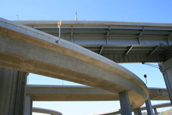 Cierre Las Rampas Autopista Vacía — Foto de Stock