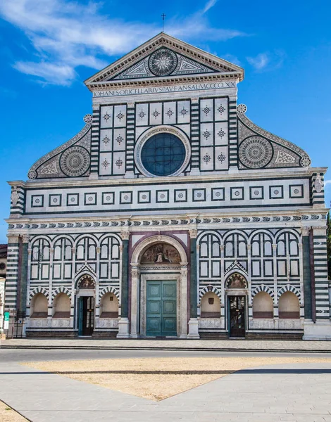 Olaszország Firenze Santa Maria Novella Város Egyik Legfontosabb Temploma — Stock Fotó