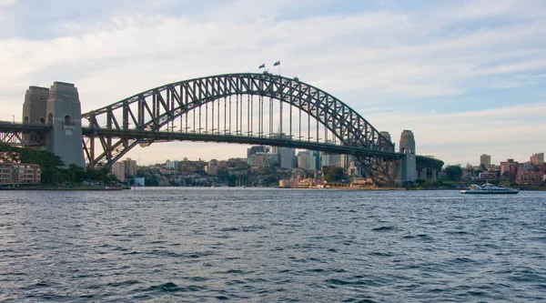 Θέα Της Γέφυρας Του Λιμανιού Του Sydney Αυστραλία — Φωτογραφία Αρχείου