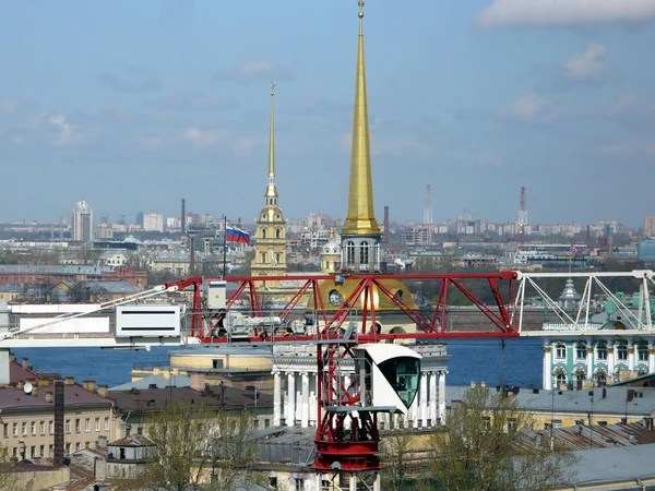 Rússia São Petersburgo Vista Catedral São Isaac Maior Catedral Ortodoxa — Fotografia de Stock
