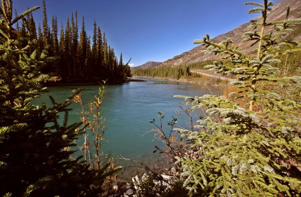 Rio Liard British Columbia — Fotografia de Stock