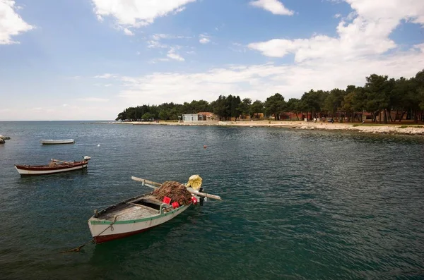 Bateaux Pêche Amarrés Dans Port Mer — Photo