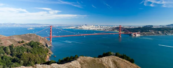 San Francisco Most Golden Gate Alcatraz — Stock fotografie