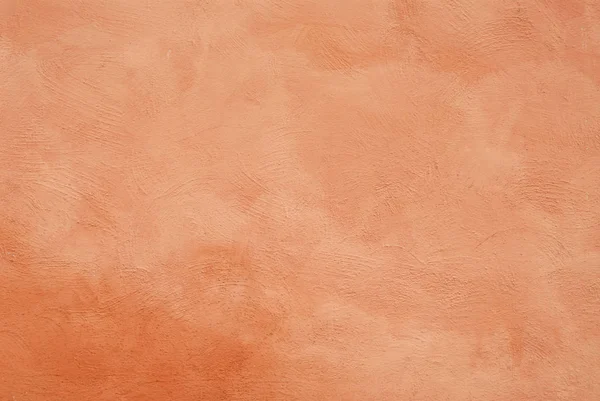 Närbild Detalj Rustik Texturerat Terracotta Stuckatur Vägg — Stockfoto