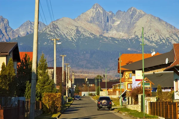 Petite Ville Sous Les Hautes Tatras Slovaquie — Photo