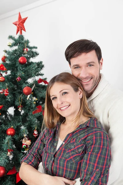 Retrato Alegre Pareja Feliz — Foto de Stock