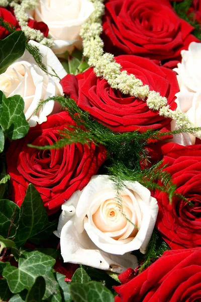 Blumenstrauß Auf Einer Hochzeit — Stockfoto