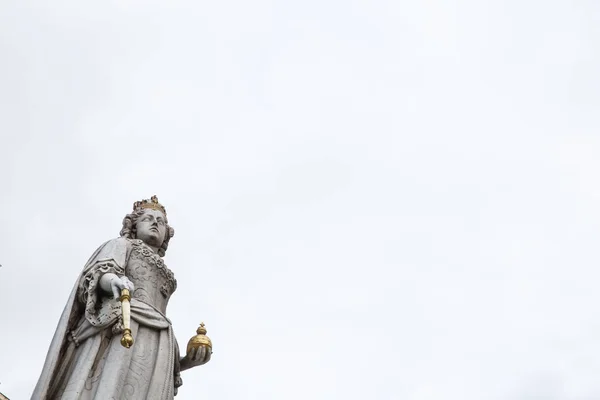 Statua Della Cattedrale San Paolo Londra — Foto Stock