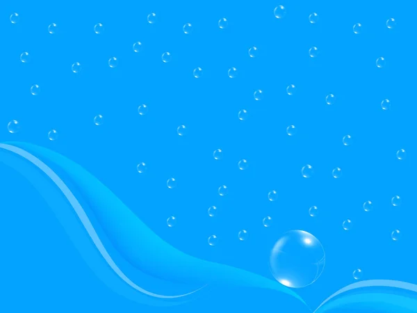 Gotas Agua Azul Textura Fondo — Foto de Stock
