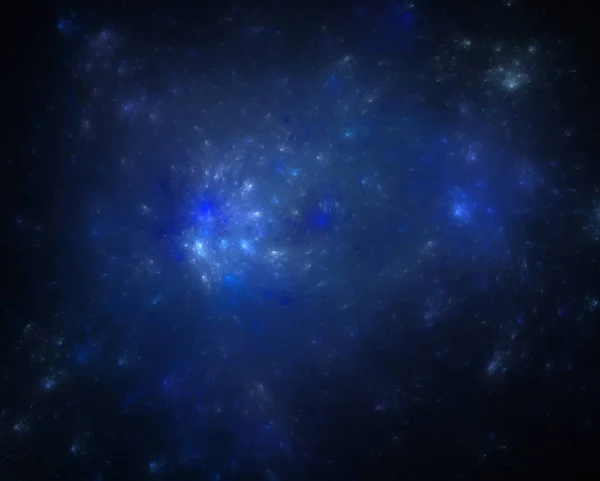 Siyah Bir Arka Plan Üzerinde Kozmos Yıldızlarının Soyut Illüstrasyon — Stok fotoğraf