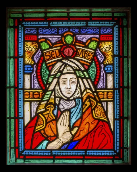 Вітражне Вікно Святої Єлизавети — стокове фото