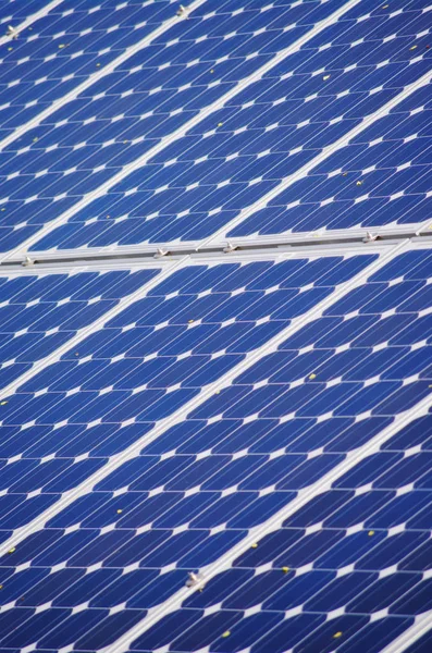 Planta Energía Solar Colector Exterior Contra Cielo — Foto de Stock