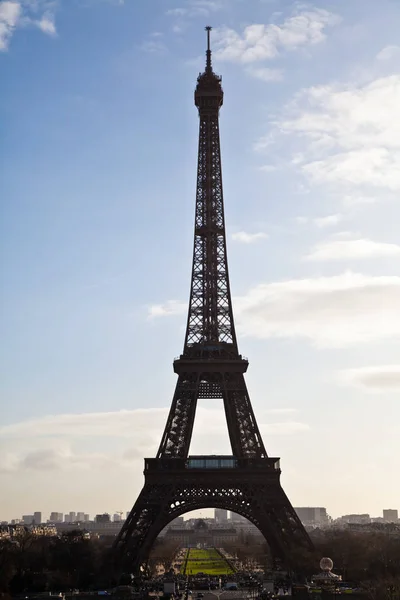 Mejor Lugar París Para Tener Una Vista Maravillosa Torre Eiffel —  Fotos de Stock