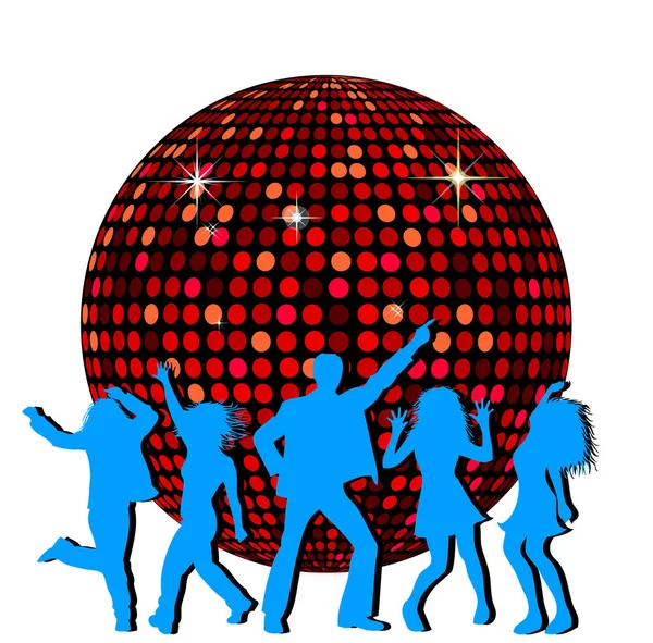 Disco Ball and dancing — Stock Photo © michanolimit #2843093