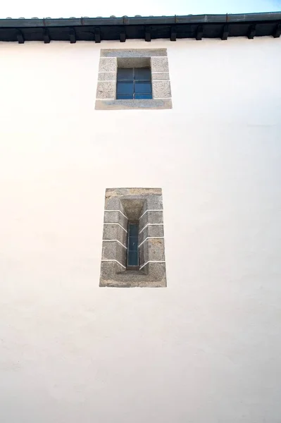 Wand Candelario Dorf Salamanca Spanien — Stockfoto