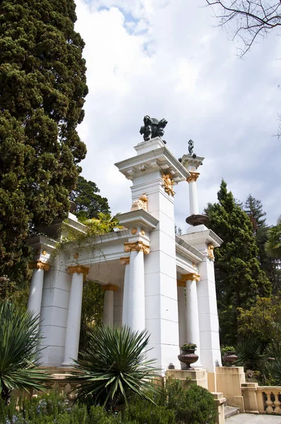 Naturalny Park Arboretum Mieście Soczi Wiosna — Zdjęcie stockowe