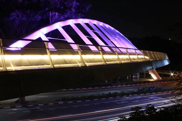Estrutura Espetacular Ponte Alexandra Estrada Alexandra Singapura — Fotografia de Stock